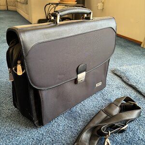 london fog: briefcase shoulder bags